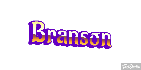 Branson Tekst effect