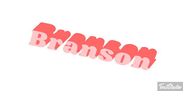 Branson Tekst effect