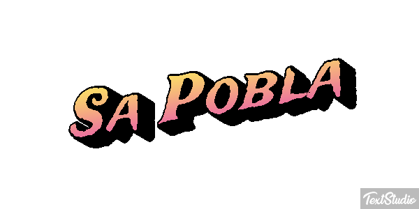 Sa Pobla Текстовый эффект