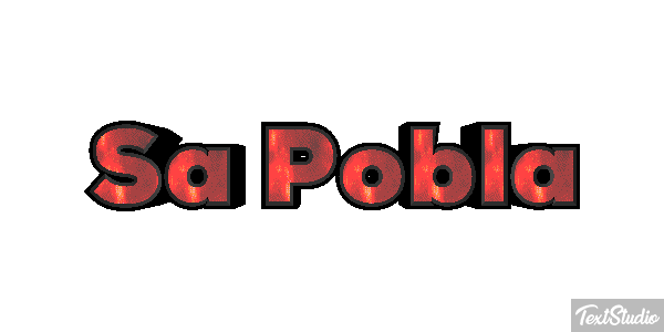 Sa Pobla Текстовый эффект