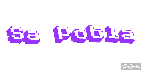 Sa Pobla Текстовый эффект