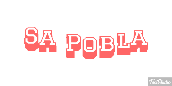Sa Pobla Текстовый эффект