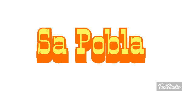 Sa Pobla Текстовый эффект