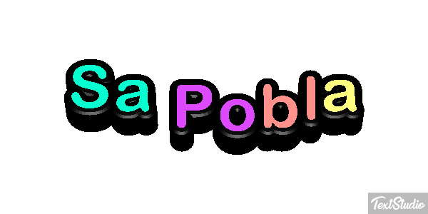 Sa Pobla Текстовый эффект