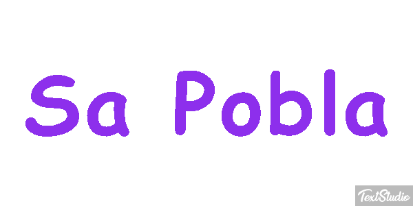 Sa Pobla Текстовый эффект