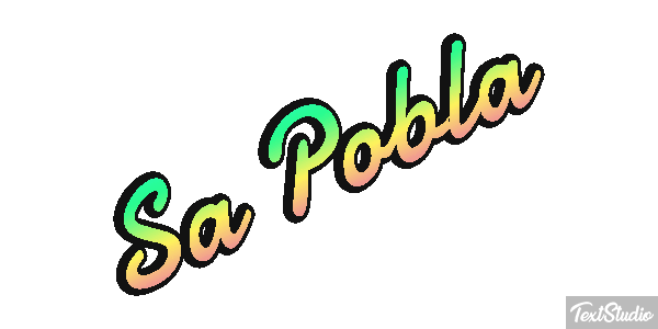 Sa Pobla Текстовый эффект