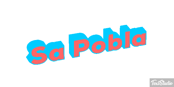 Sa Pobla Текстовый эффект