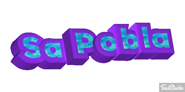 Sa Pobla Текстовый эффект