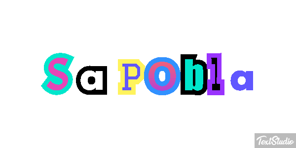 Sa Pobla Текстовый эффект
