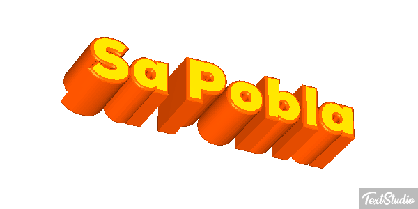 Sa Pobla Текстовый эффект