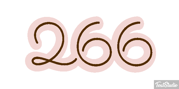 266 Текстовый эффект