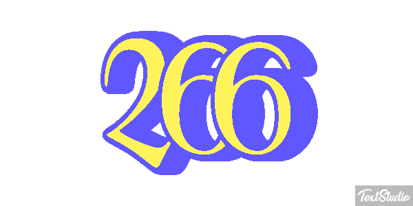 266 Текстовый эффект