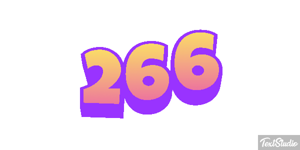 266 Текстовый эффект