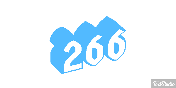 266 Текстовый эффект