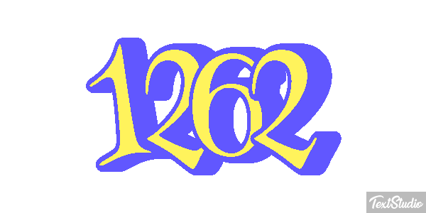 1262 Text effect