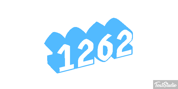 1262 Text effect