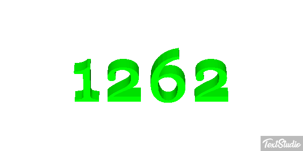 1262 Text effect