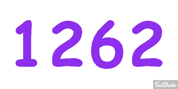 1262 Text effect