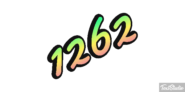 1262 Text effect