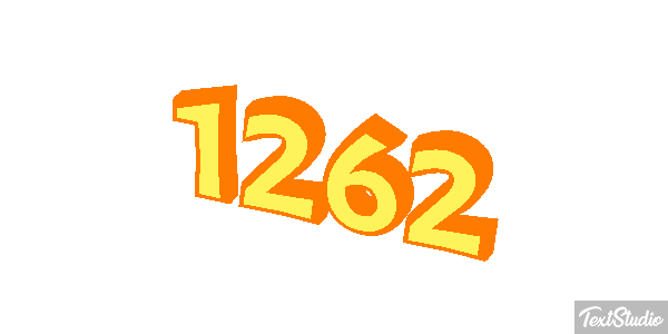 1262 Text effect