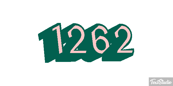 1262 Text effect