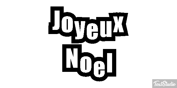Joyeux Noël Текстовый эффект