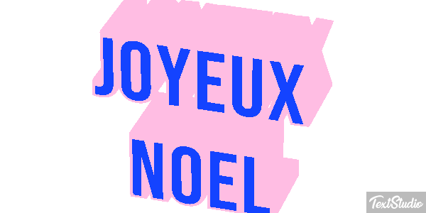 Joyeux Noël Текстовый эффект