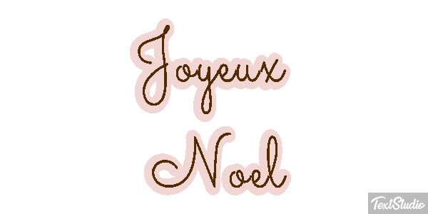 Joyeux Noël Текстовый эффект