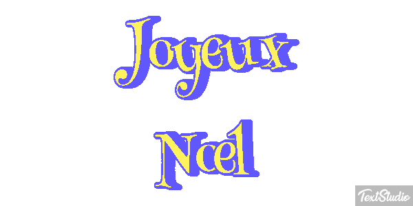 Joyeux Noël Текстовый эффект