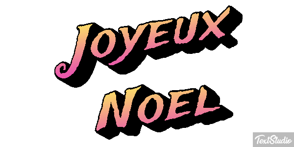 Joyeux Noël Текстовый эффект