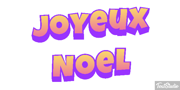 Joyeux Noël Текстовый эффект
