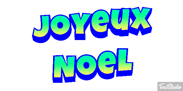 Joyeux Noël Текстовый эффект