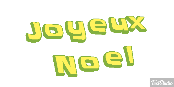 Joyeux Noël Текстовый эффект