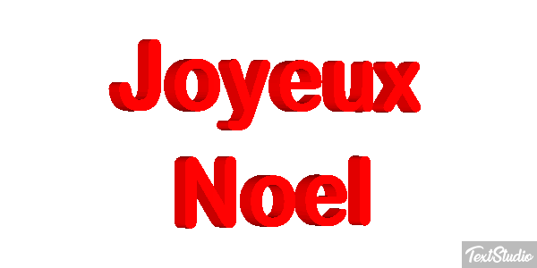 Joyeux Noël Текстовый эффект