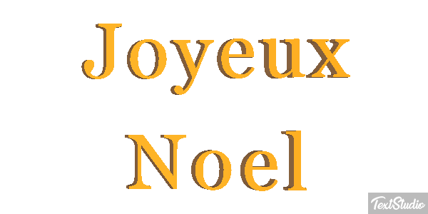 Joyeux Noël Текстовый эффект