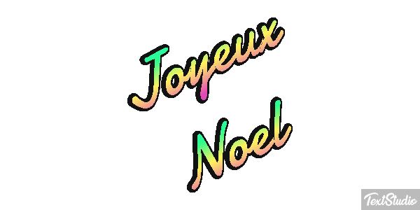 Joyeux Noël Текстовый эффект