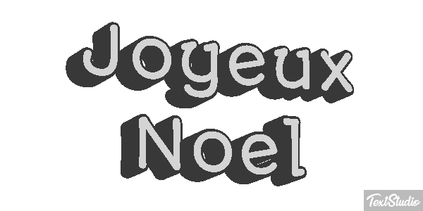 Joyeux Noël Текстовый эффект