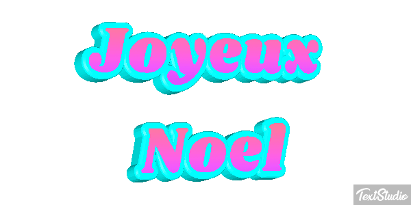Joyeux Noël Текстовый эффект