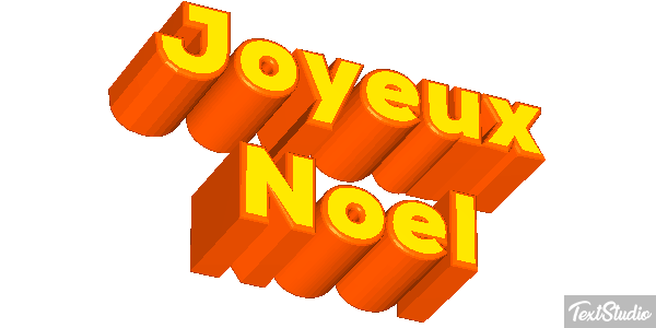 Joyeux Noël Текстовый эффект