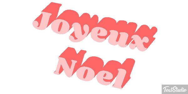 Joyeux Noël Текстовый эффект