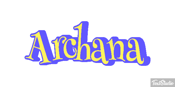 Archana Texteffekt