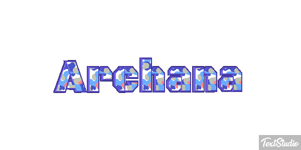 Archana Texteffekt