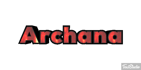 Archana Texteffekt