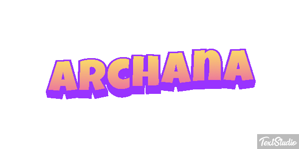 Archana Texteffekt