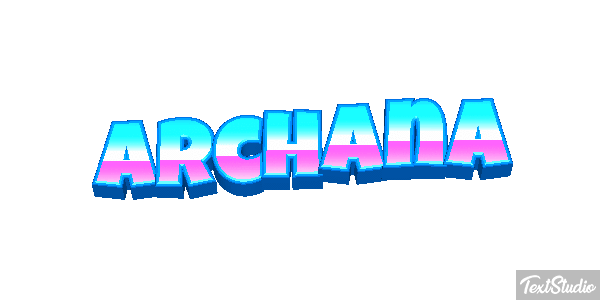 Archana Texteffekt