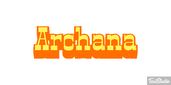 Archana Texteffekt