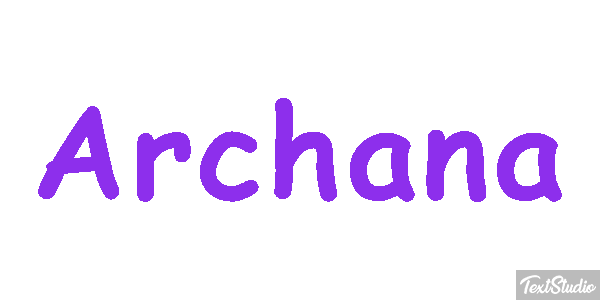 Archana Texteffekt