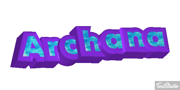 Archana Texteffekt