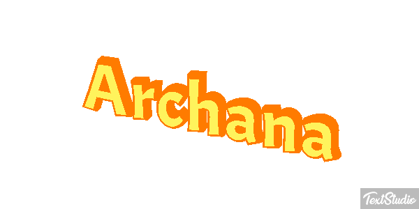 Archana Texteffekt