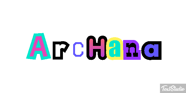 Archana Texteffekt